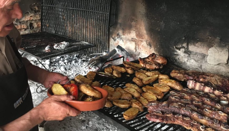 L'argentino che fa l'asado