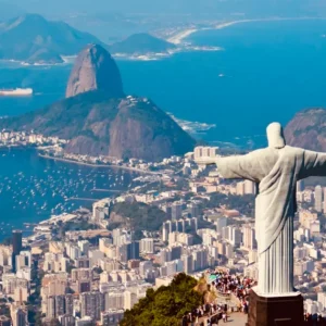 Vista de Río de Janeiro en nuestro recorrido turístico. Recorridos por Argentina y Brasil.